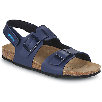 Chaussures Garçon Sandales et Nu-pieds Geox J GHITA BOY Marine