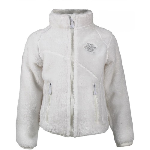 Vêtements Fille Polaires Peak Mountain Veste polaire fille FARIANE Blanc