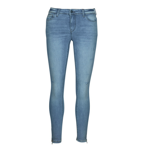 Vêtements Femme Jeans slim Noisy May NMKIMMY NW ANK DEST JEANS AZ237LB NOOS Bleu Clair