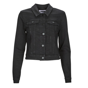 Vêtements Femme Vestes en jean Noisy May NMDEBRA L/S BLACK DENIM JACKET NOOS Noir Delavé / Gris