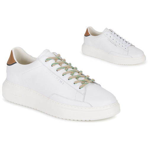 Chaussures Homme Baskets basses Serafini ROGER 2 Blanc / Marron