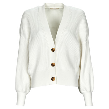 Vêtements Femme Gilets / Cardigans Esprit CARDIGAN Blanc