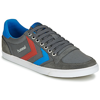 Chaussures Baskets basses hummel SLIMMER STADIL LOW Gris / Bleu / Rouge