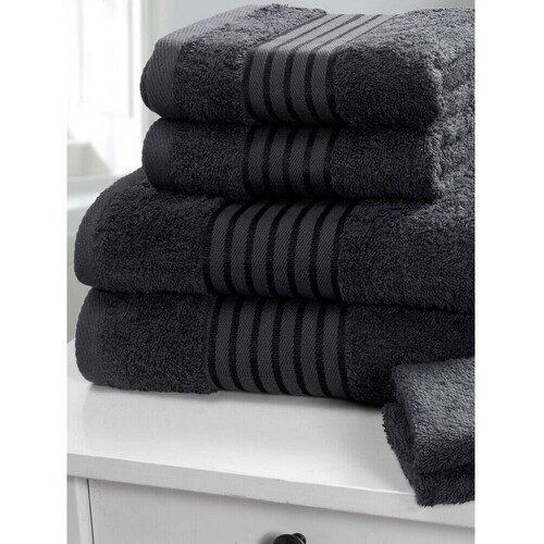 Maison & Déco Serviettes et gants de toilette Windsor AG764 Gris