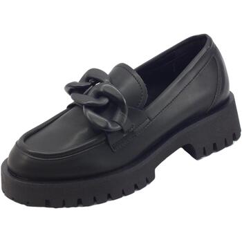 Chaussures Femme Mocassins Nacree 631023 Spazzolato Noir