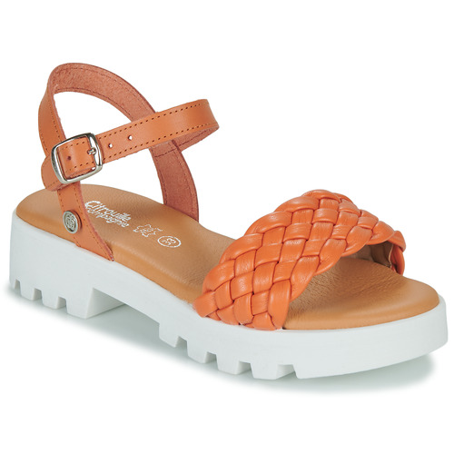 Chaussures Fille Sandales et Nu-pieds Citrouille et Compagnie NASAKO Orange