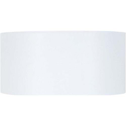 Maison & Déco Abats jours et pieds de lampe Tosel Abat-jour cylindrique tissu blanc Blanc