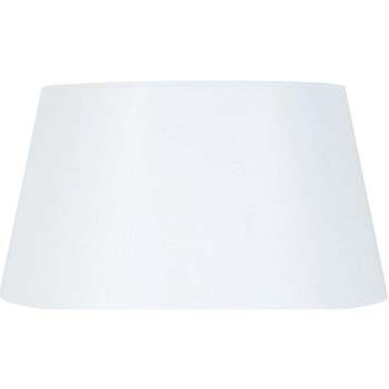 Maison & Déco Abats jours et pieds de lampe Tosel Abat-jour tambour tissu blanc Blanc