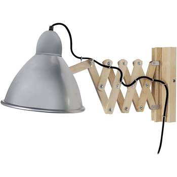 Maison & Déco Appliques Tosel Applique articulé bois naturel  et aluminium Beige