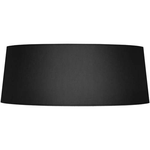 Maison & Déco Abats jours et pieds de lampe Tosel Abat-jour tambour tissu noir Noir