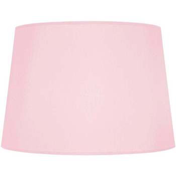 Maison & Déco Abats jours et pieds de lampe Tosel Abat-jour tambour tissu rose Rose