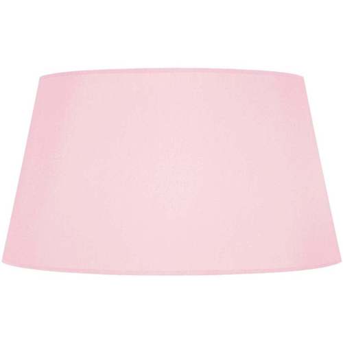 Maison & Déco Abats jours et pieds de lampe Tosel Abat-jour tambour tissu rose Rose