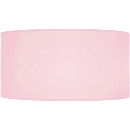 Maison & Déco Abats jours et pieds de lampe Tosel Abat-jour cylindrique tissu rose Rose