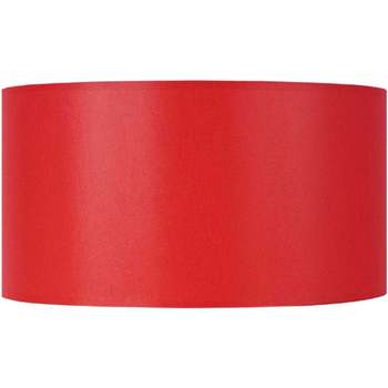 Maison & Déco Abats jours et pieds de lampe Tosel Abat-jour cylindrique tissu rouge Rouge