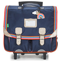 Sacs Fille Sacs / Cartables à roulettes Tann's LEILA TROLLEY 41 CM Marine