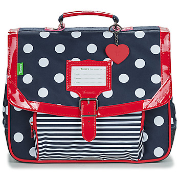 Sacs Fille Cartables Tann's CHARLOTTE CARTABLE 38 CM Marine / Rouge