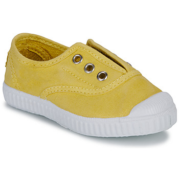 Chaussures Enfant Baskets basses Citrouille et Compagnie WOODEN Jaune