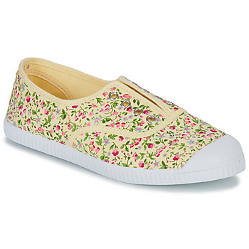 Chaussures Fille Baskets basses Citrouille et Compagnie WOODEN Multicolore / Fleurs