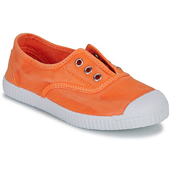 Chaussures Enfant Baskets basses Citrouille et Compagnie WOODEN Mandarine