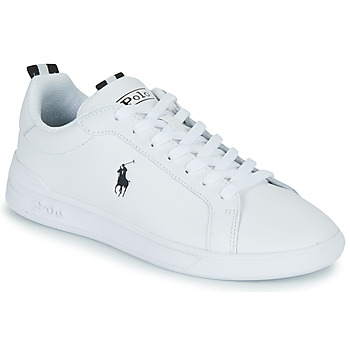 Chaussures Baskets basses Polo Ralph Lauren HRT CT II-SNEAKERS-LOW TOP LACE Blanc / Noir