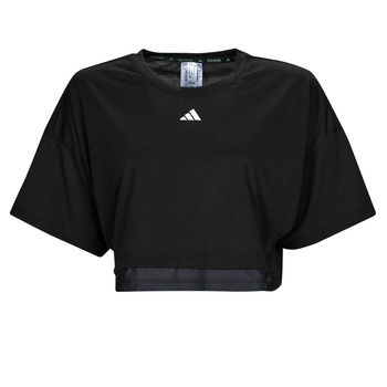 Vêtements Femme T-shirts manches courtes adidas Performance DANCE CRO T Noir