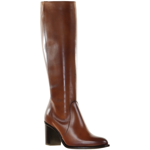 Chaussures Femme Bottes Qootum 12580 Marron