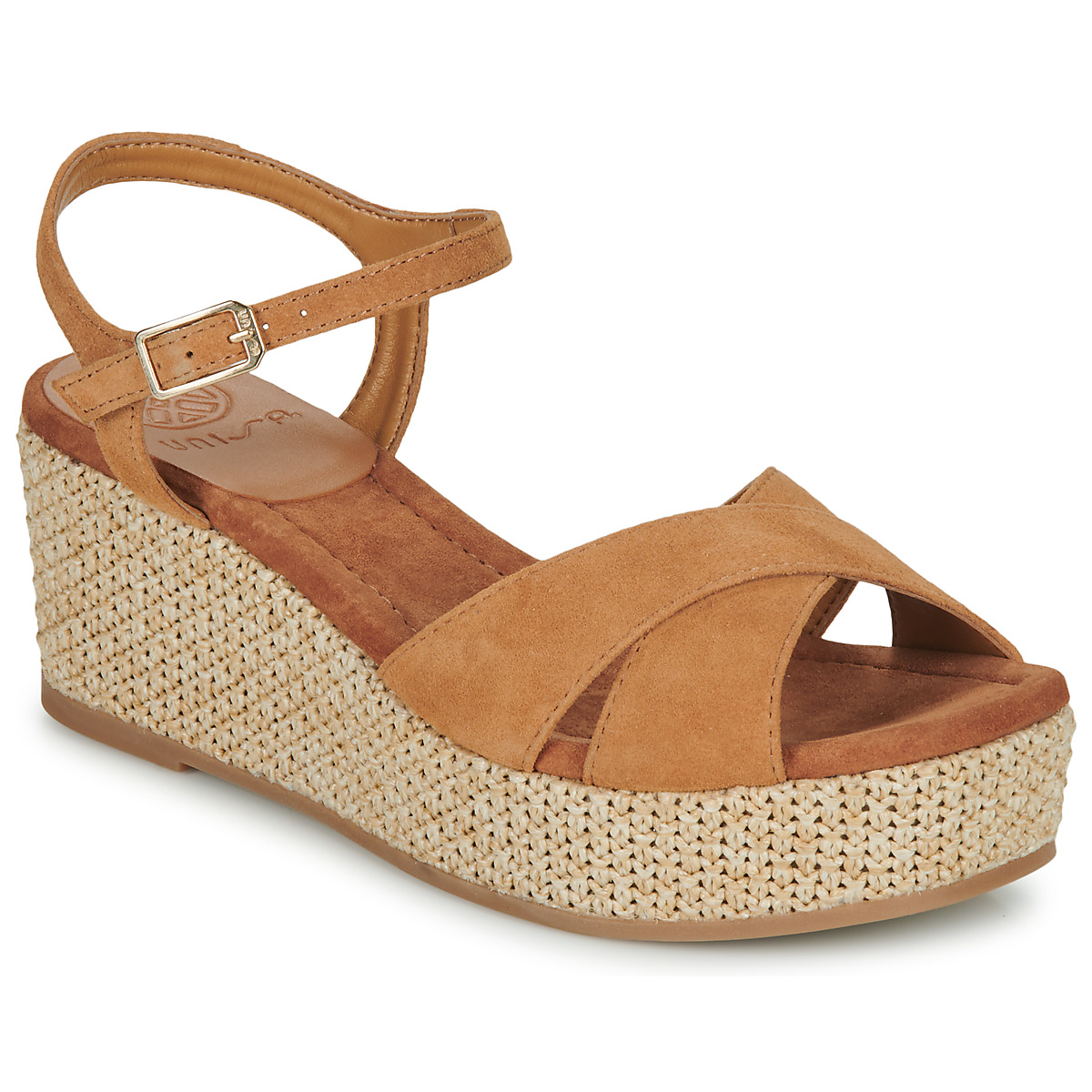 Chaussures Femme Sandales et Nu-pieds Unisa KONNIE Camel