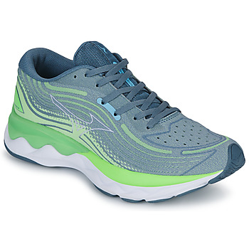 Chaussures Homme Running / trail Mizuno WAVE SKYRISE 4 Bleu / Vert