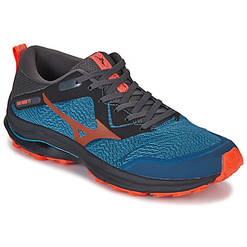 Chaussures Homme Running / trail Mizuno WAVE RIDER TT Bleu / Orange