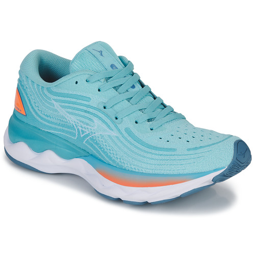 Chaussures Femme Running / trail Mizuno WAVE SKYRISE 4 Bleu