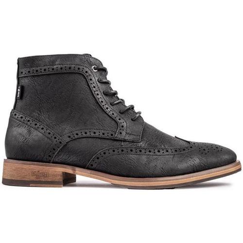 Chaussures Homme Bottes ville V.gan Vegan Wheat Brogue Des Bottes Noir