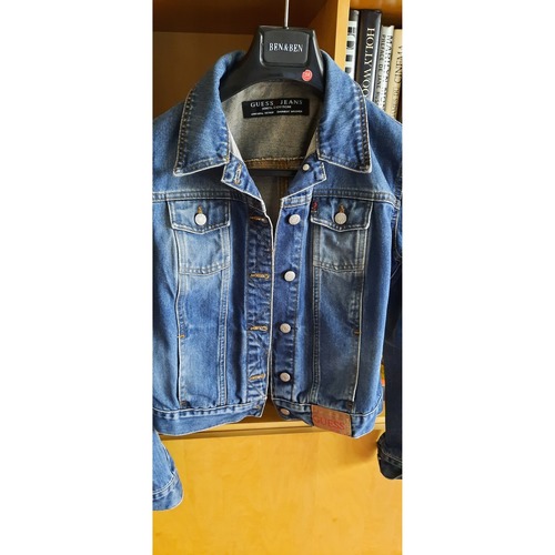 Vêtements Femme Blousons Guess Blouson jean Guess T S Bleu