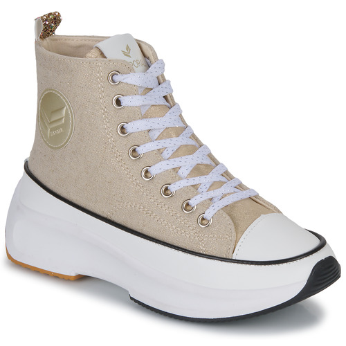 Chaussures Femme Baskets montantes Kaporal CHRISTA Beige irisé