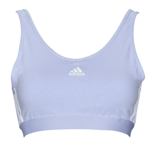 Vêtements Femme Brassières de sport Adidas Sportswear 3S CRO Bleu