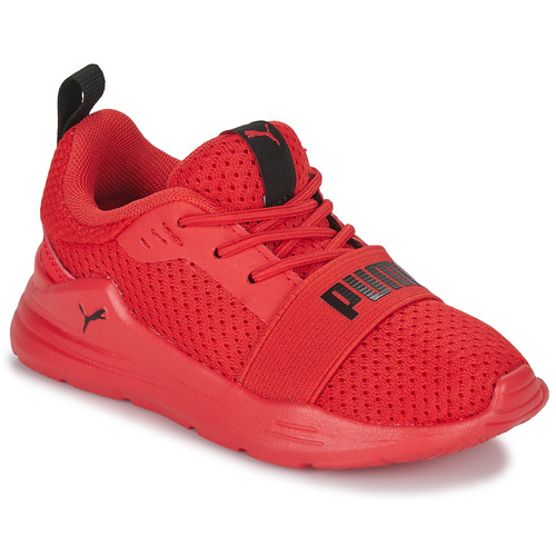 Chaussures Garçon Baskets basses Puma INF WIRED RUN Rouge / Noir