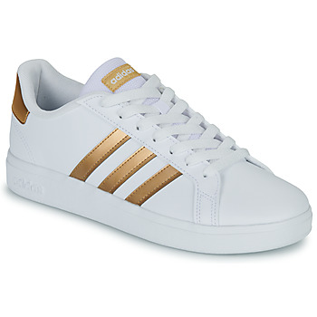 Chaussures Fille Baskets basses Adidas Sportswear GRAND COURT 2.0 K Blanc / Doré