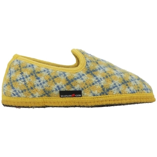 Chaussures Femme Chaussons Haflinger SLIPPER JAQUARD Jaune