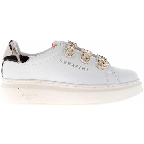 Chaussures Femme Baskets basses Serafini Serfini J Conns White Gold Blanc