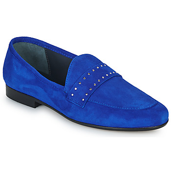 Chaussures Femme Mocassins JB Martin FRANCHE ROCK Chèvre velours bleu rock 