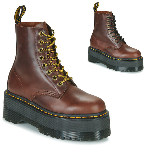 Chaussures Femme Boots Dr. Martens 1460 Pascal Max Marron