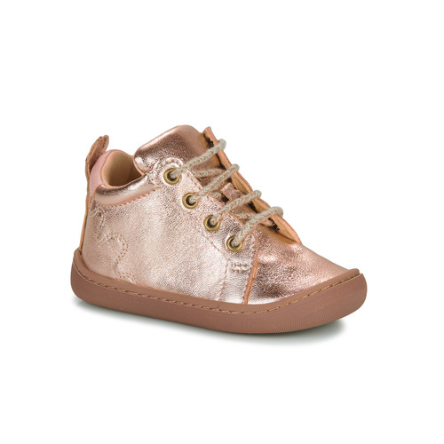 Chaussures Enfant Baskets montantes Easy Peasy MY DEBOO LACET Rose