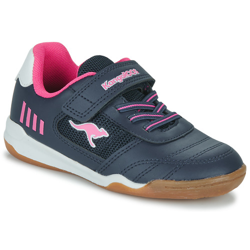 Chaussures Fille Sport Indoor Kangaroos K-BILYARDEV Marine / Rose