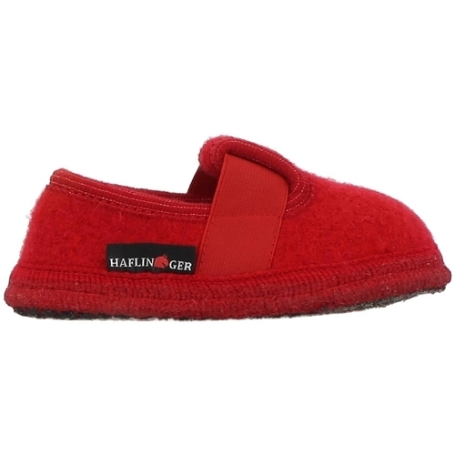 Chaussures Fille Chaussons Haflinger SLIPPER JOSCHI Rouge