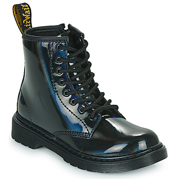 Chaussures Fille Boots Dr. Martens 1460 J Noir / Iridescent