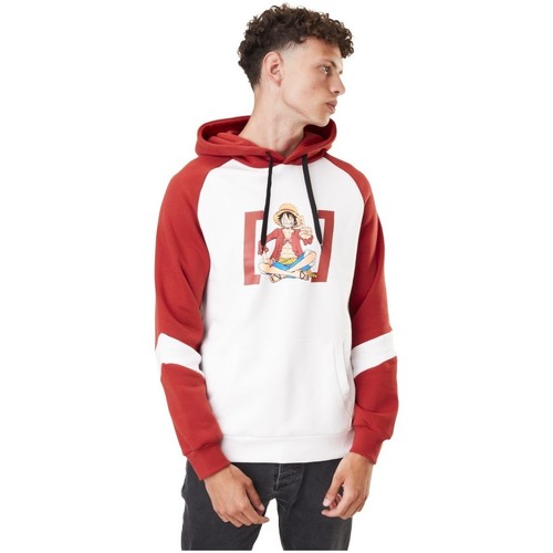 Vêtements Homme Sweats Capslab Sweat à capuche homme One piece Luffy Rouge