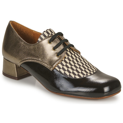 Chaussures Femme Derbies Chie Mihara RENSI Noir / Platine