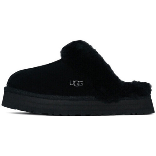 Chaussures Femme Chaussons UGG Chausson mules  W DISQUETTE Noir