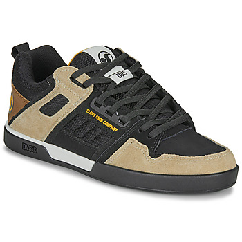 Chaussures Homme Chaussures de Skate DVS COMANCHE 2.0+ Noir / Beige / Jaune