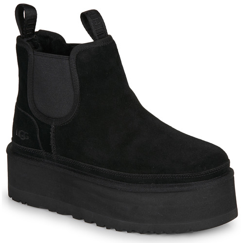 Chaussures Femme Boots UGG NEUMEL PLATFORM CHELSEA Noir