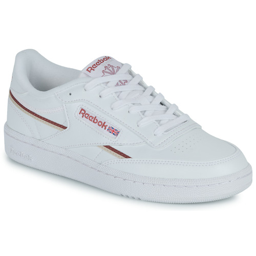 Chaussures Femme Baskets basses Reebok Classic CLUB VEGAN Blanc / Rose